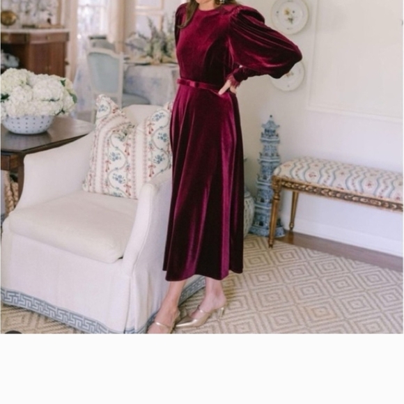 ANTONIO MELANI Velvet Elegant Holiday Dress - Picture 1 of 5